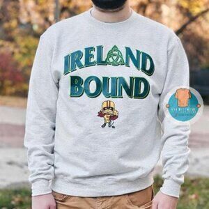 Ireland Bound Football Cyclone Oatmeal Sweatshirt T-Shirt